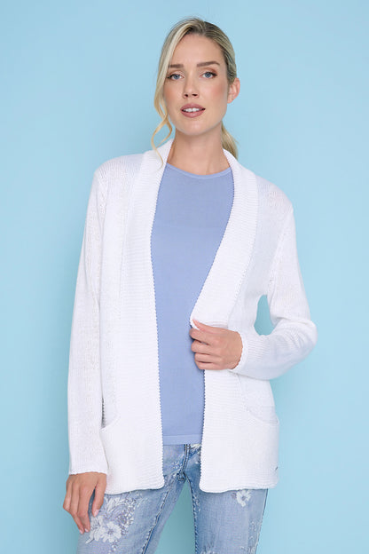 Open-Front Long Jacket