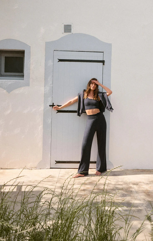Dawn Smocked Rib Pant