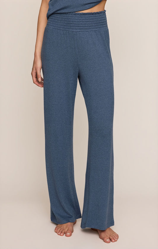 Dawn Smocked Pant True Navy