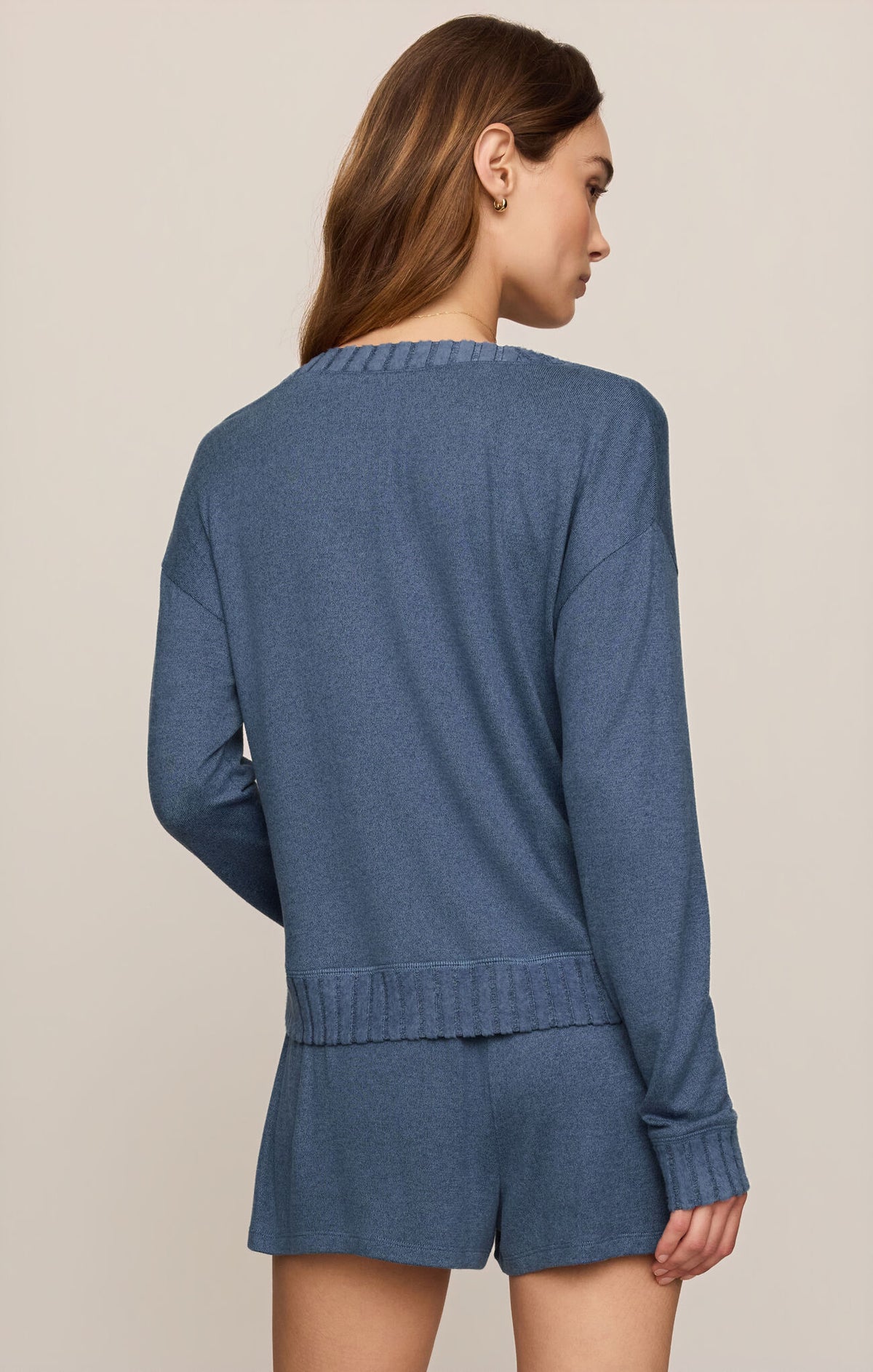 Courtney Long Sleeve Top True Navy
