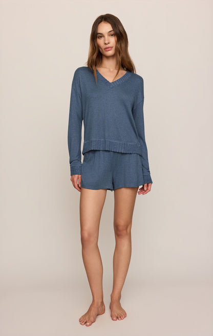 Courtney Long Sleeve Top True Navy