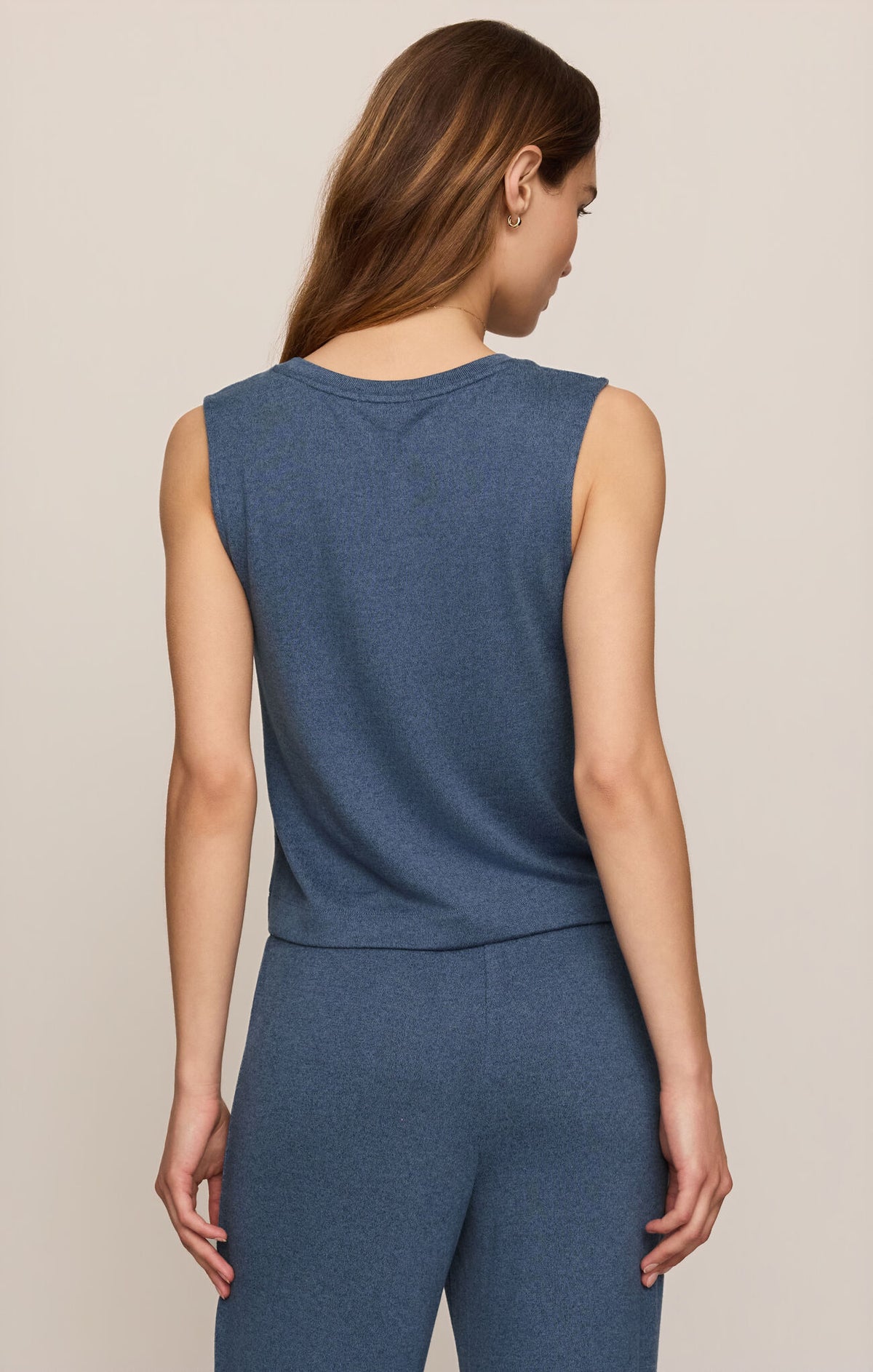 Sloane Soft Knit Tank True Navy