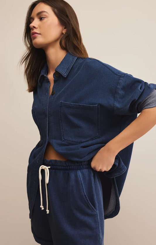 Gael Knit Denim Short