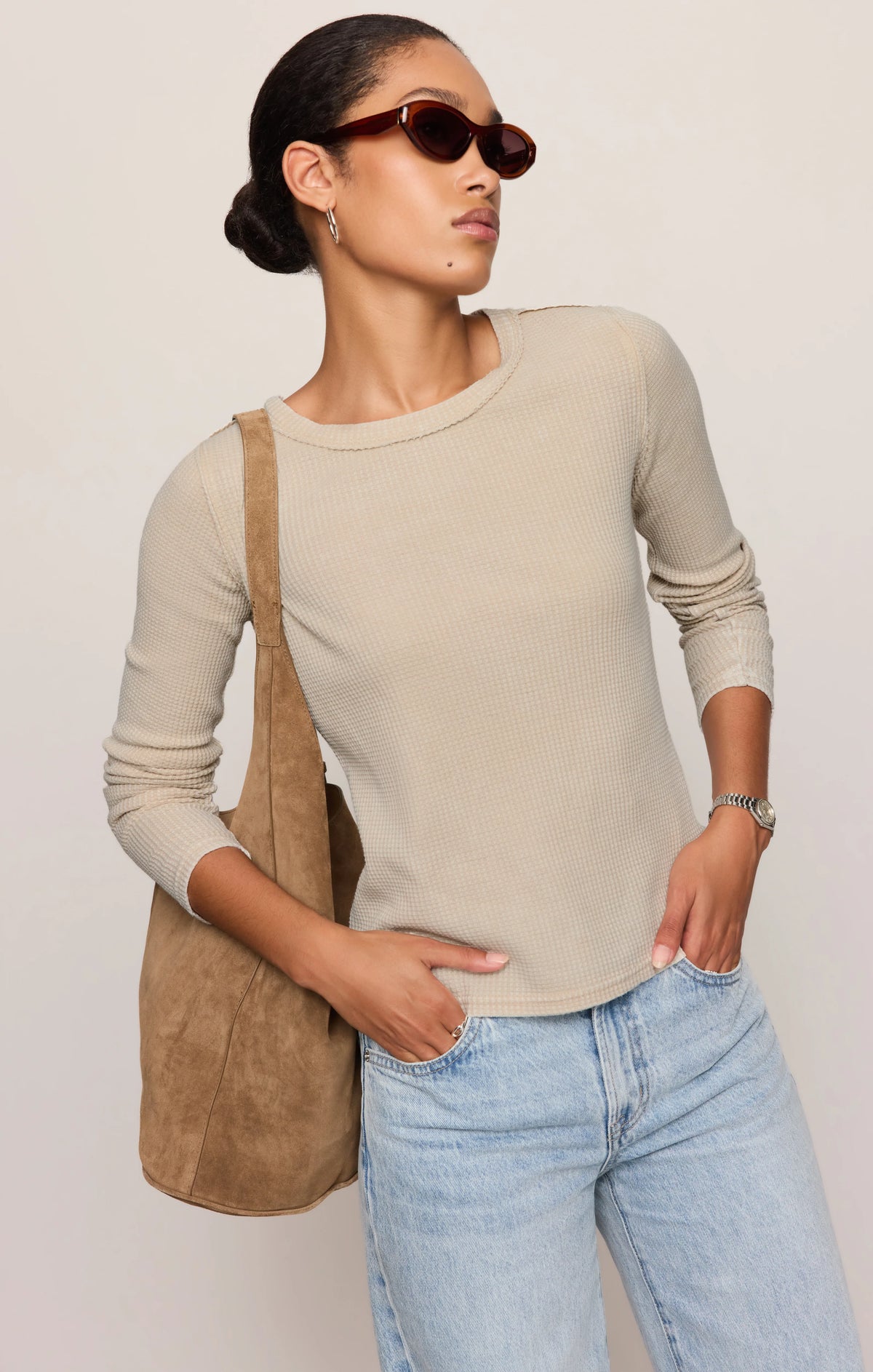 Arlet Mini Thermal Top Soft Ecru