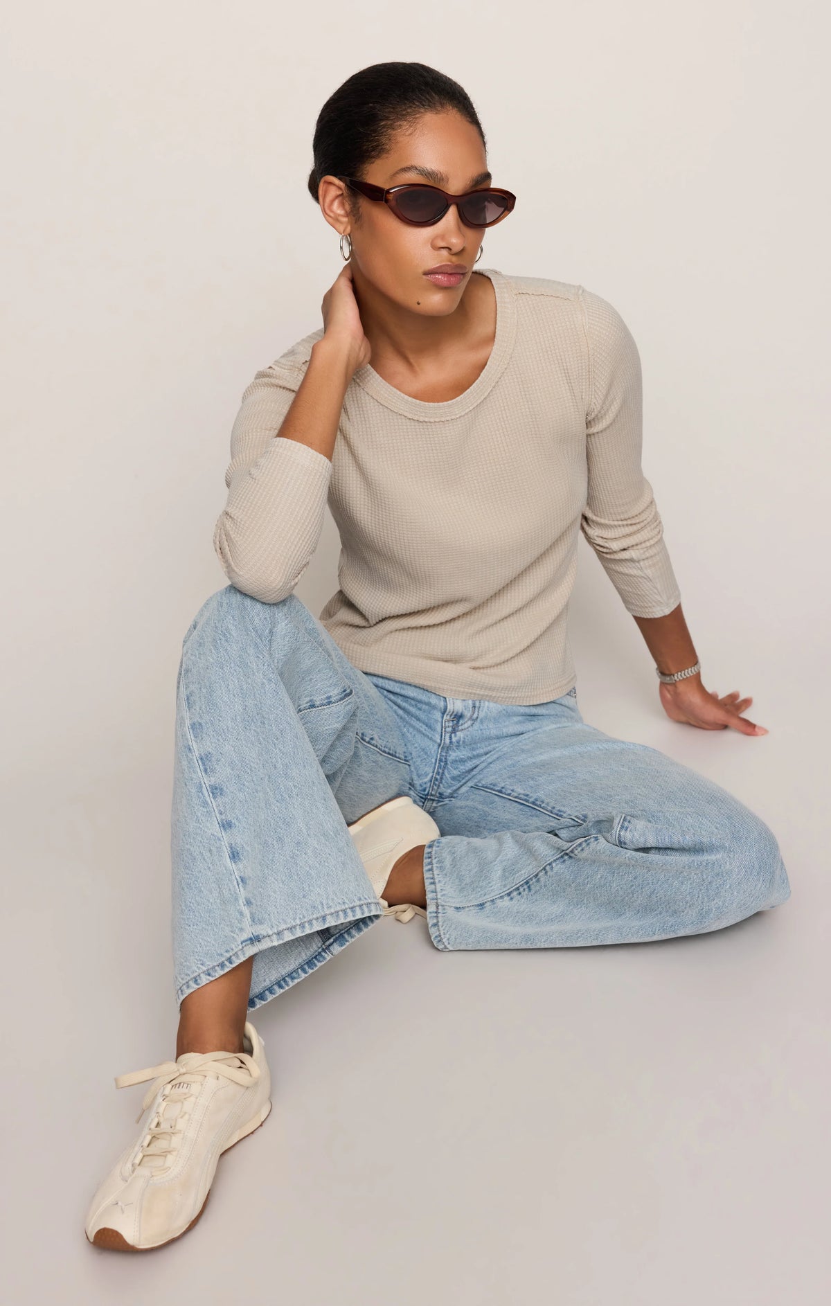 Arlet Mini Thermal Top Soft Ecru