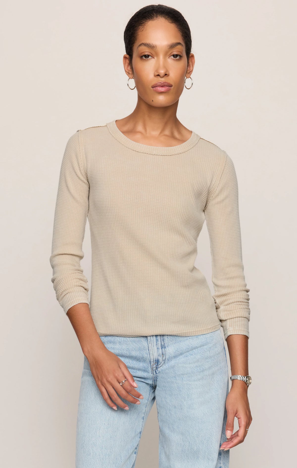 Arlet Mini Thermal Top Soft Ecru