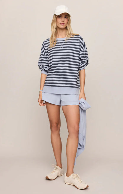 Everyday French Terry Striped Crew