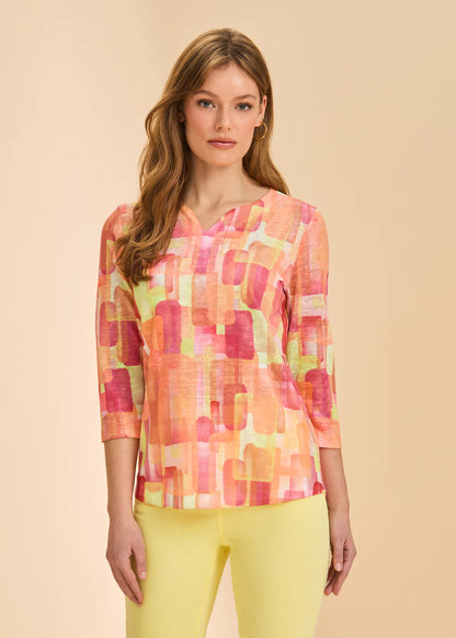 Notch Neck Top