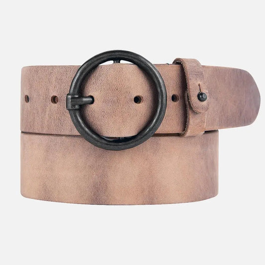 Pip | Vintage Full-Grain Leather Belt Taupe