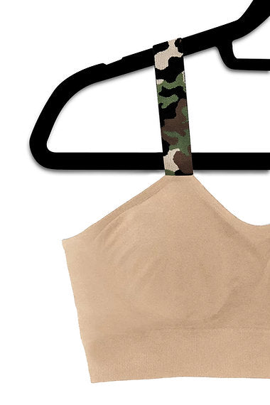 Camo Strap-its Bra