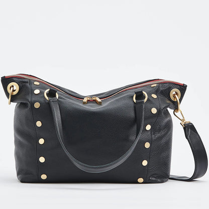 DANIEL LRG Black/Brushed Gold Red Zip