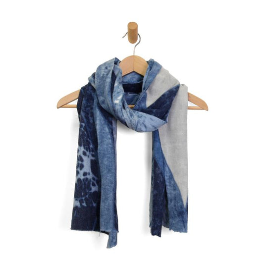 Navy Waves of Comfort Scarf