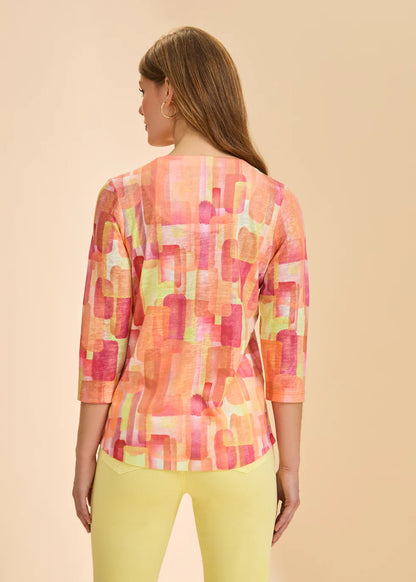 Notch Neck Top