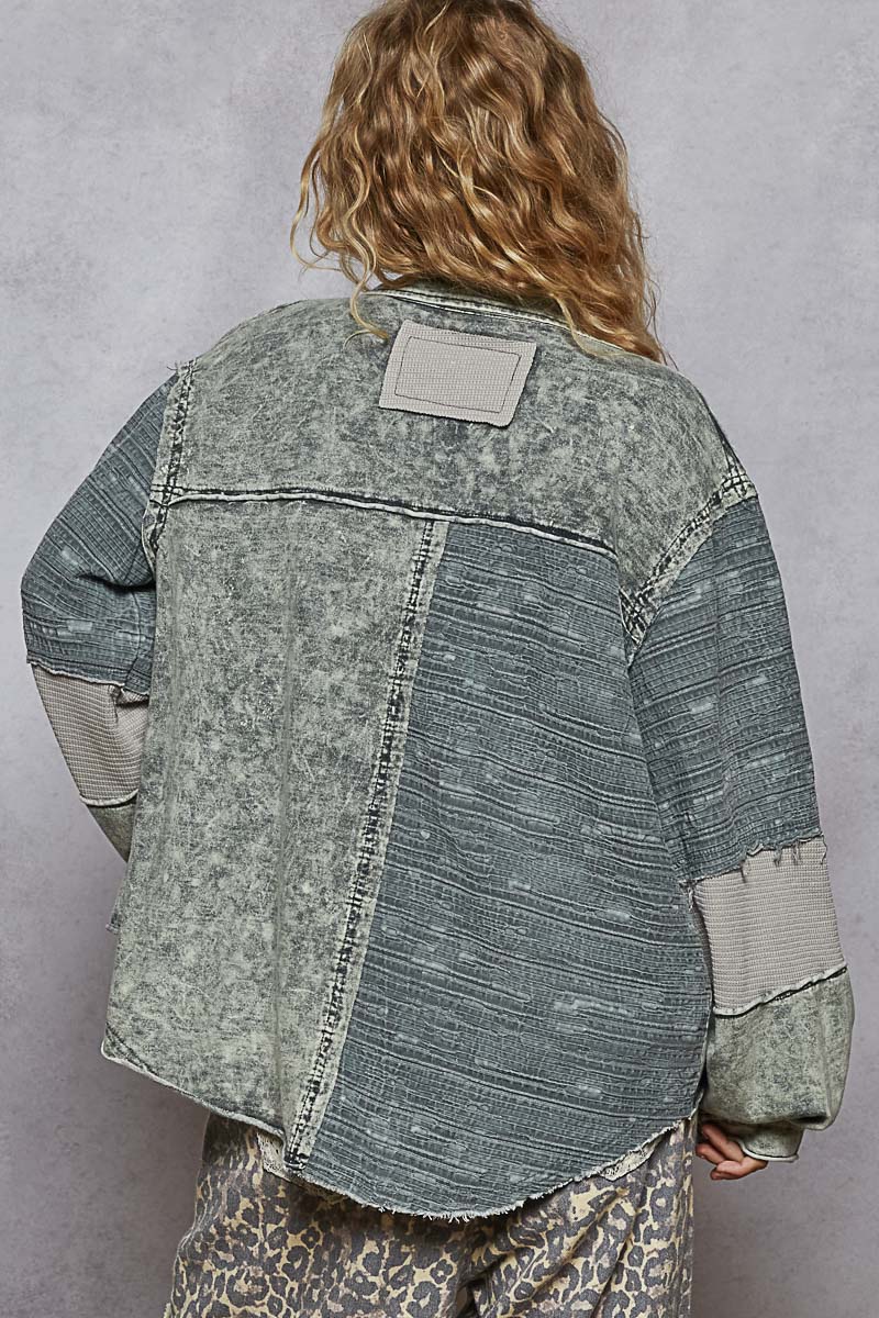 Vintage Charcoal Denim Shirt