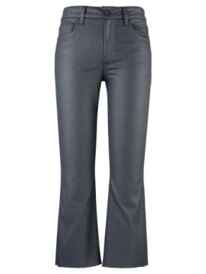 KELSEY HIGH RISE ANKLE FLARE WITH RAW HEM