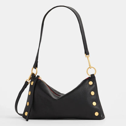 Kyle Black/Brushed Gold Red Zip