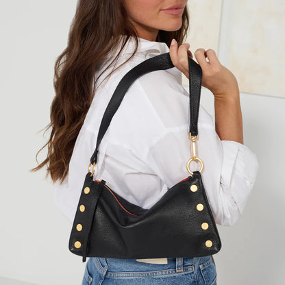 Kyle Black/Brushed Gold Red Zip