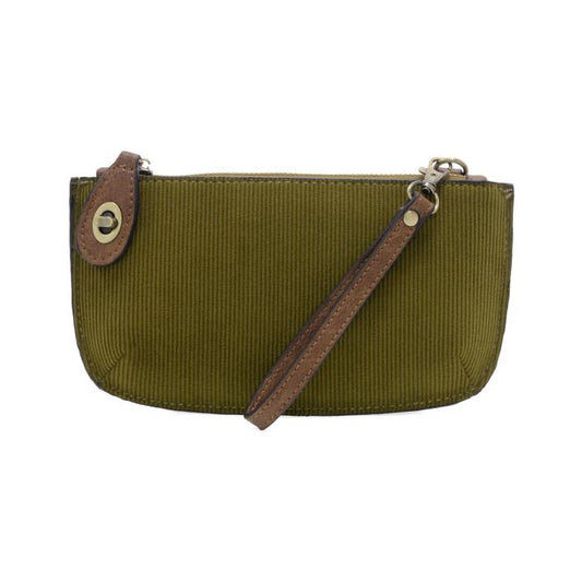Olive Corduroy Mini Crossbody