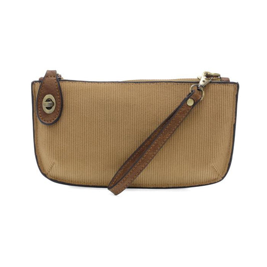 Camel Corduroy Mini Crossbody