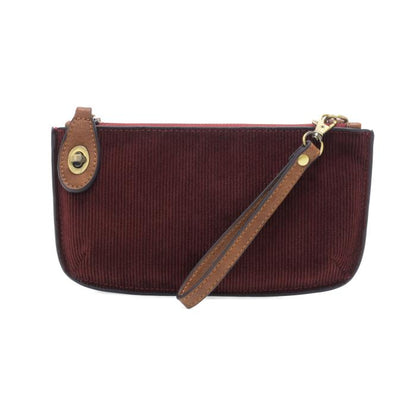 Wine Corduroy Mini Crossbody