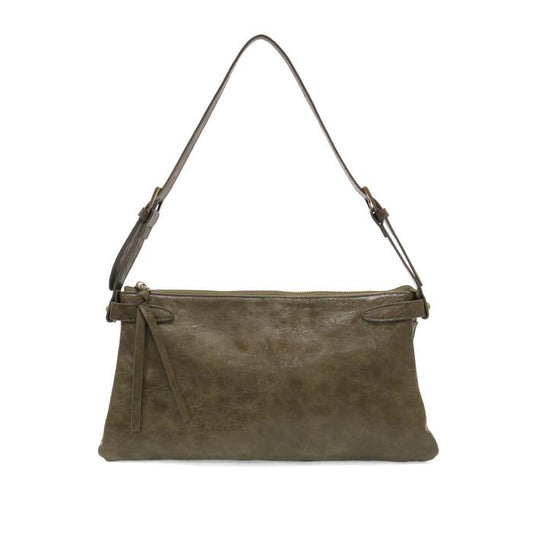 Taupe Eve Trapeze Shoulder Bag