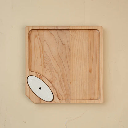 Nora Fleming maple cheese board
