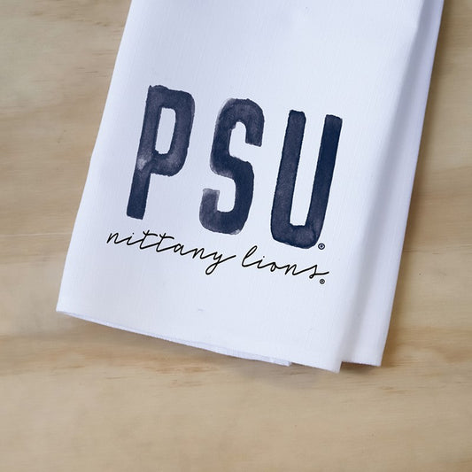 Penn State Collegiate Poster Tea Towel