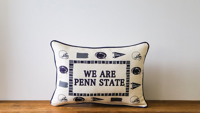 Penn State Collegiate Icon Border Pillow
