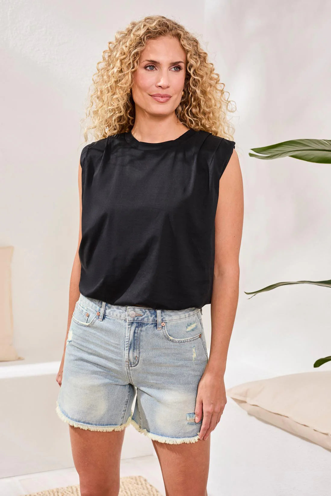 Padded Shoulder Muscle Tee