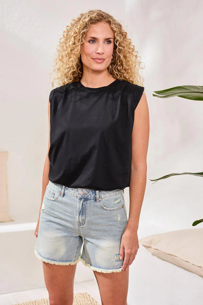Padded Shoulder Muscle Tee