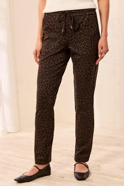 Soft Ponte Elastic Waist Pull-On Pants