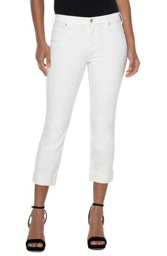 CHARLIE CROP WIDE ROLLED CUFF