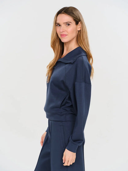 scuba 1/4 zip up [navy]