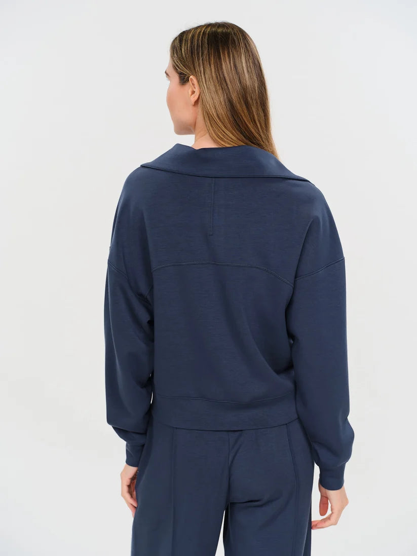 scuba 1/4 zip up [navy]