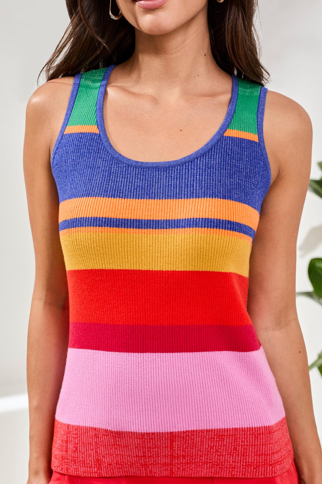 U-Neck Sweater Cami