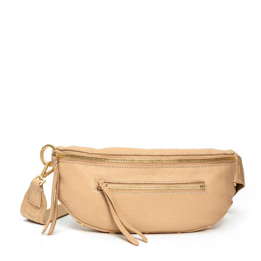 Charles Crossbody Med- Toasty Sand/Brushed Gold