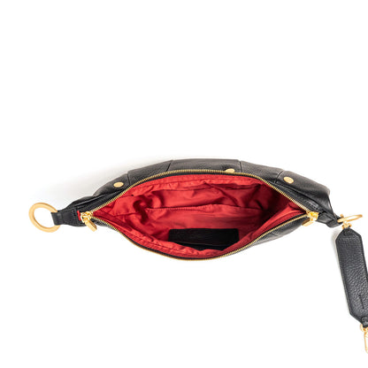 Erica Sml- Black/Brushed Gold