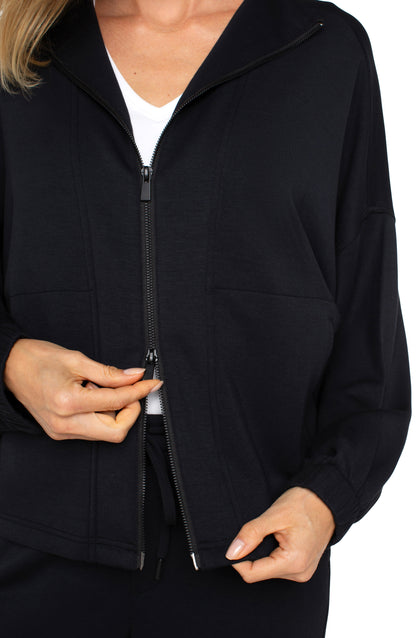 Zip Up Funnel Neck Jacket