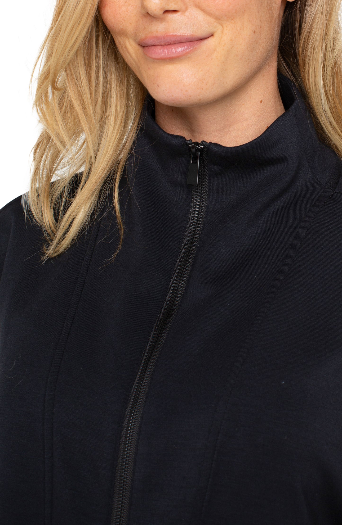 Zip Up Funnel Neck Jacket