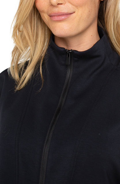 Zip Up Funnel Neck Jacket