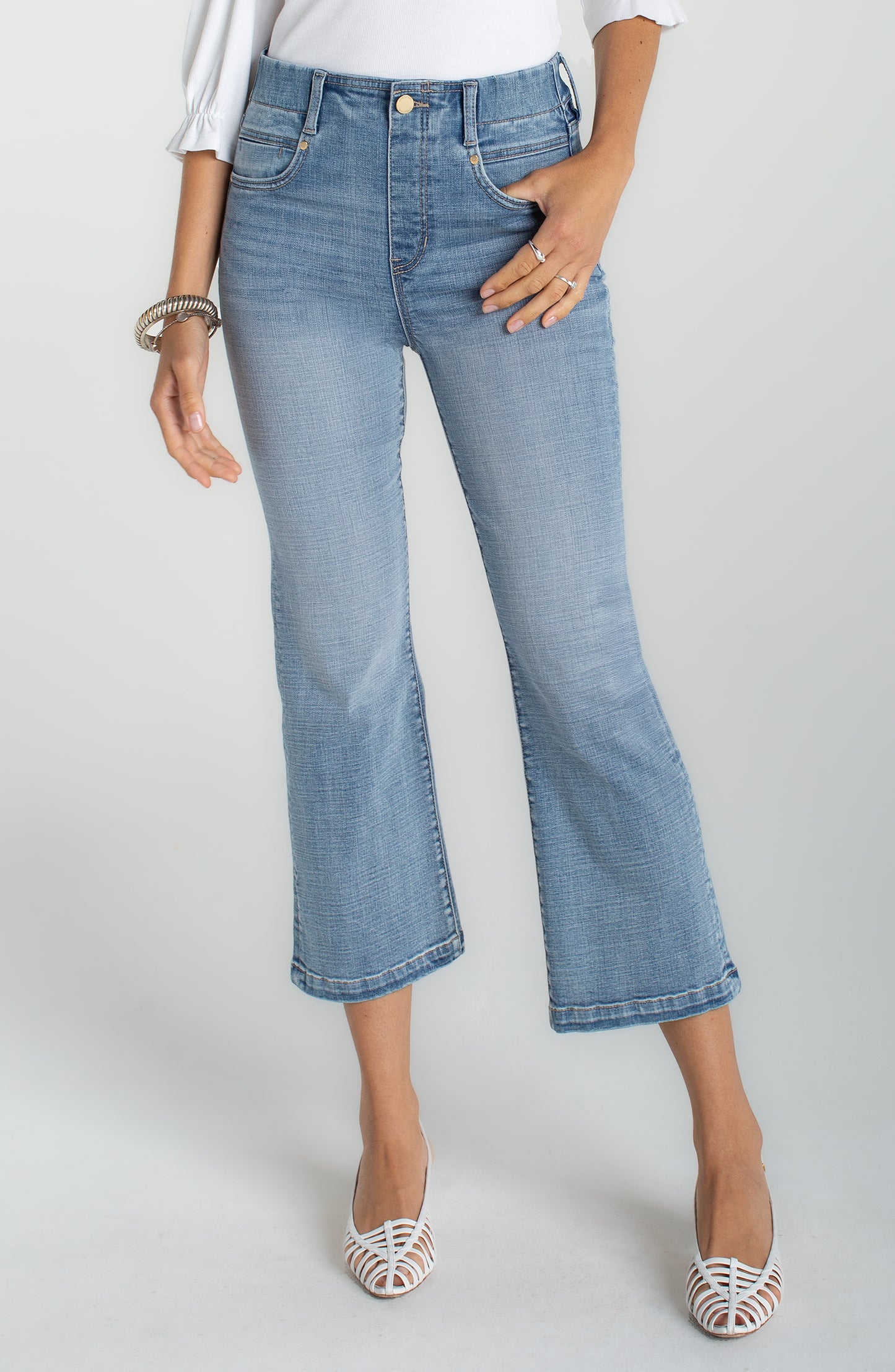 Gia Glider Crop Flare Pants