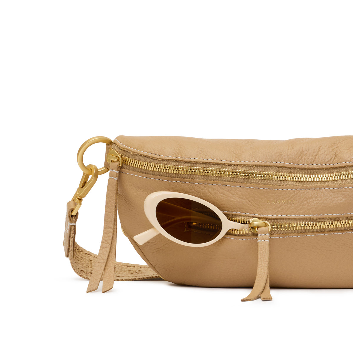Charles Crossbody Med- Toasty Sand/Brushed Gold