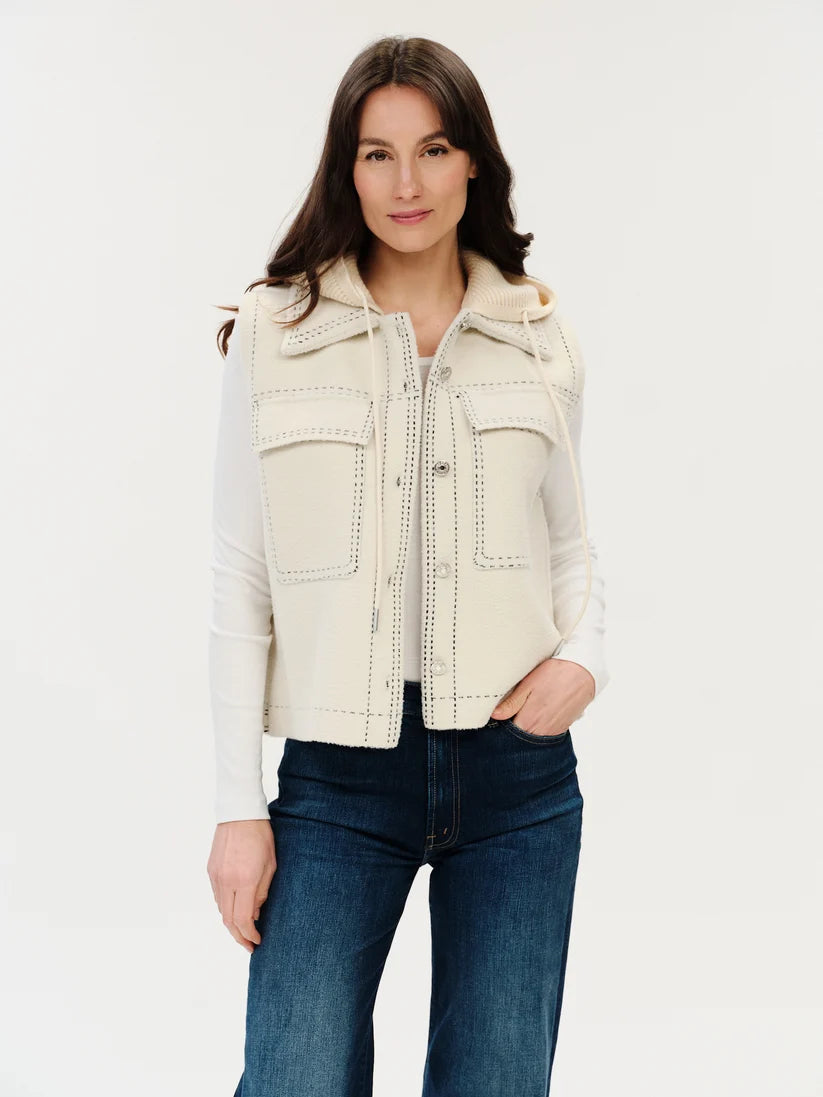 tommie vest [cream]