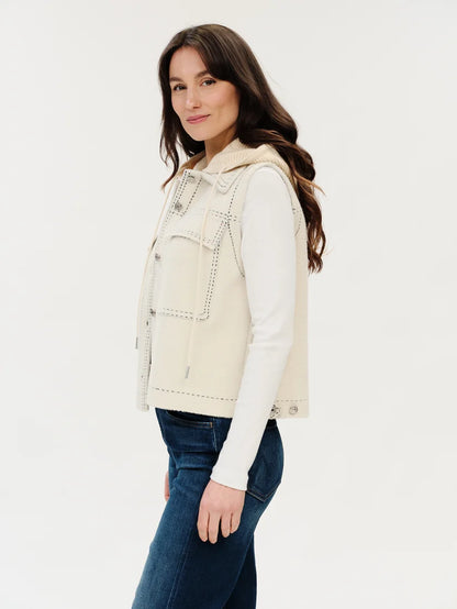 tommie vest [cream]